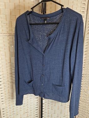 Victoria's Secret Women's Indigo Blue Lightweight Cardigan